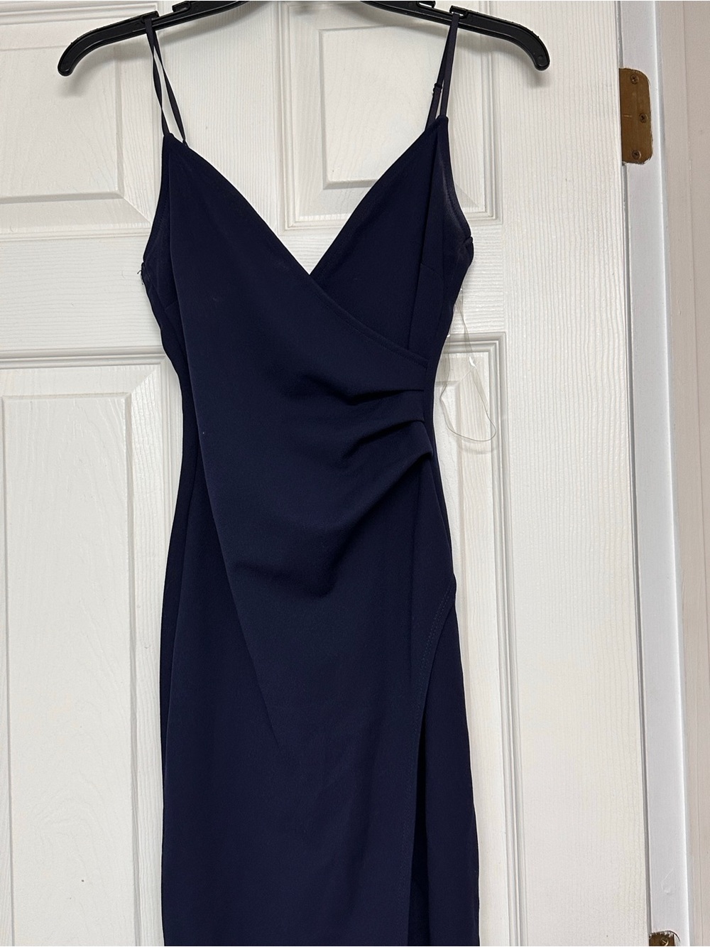 Navy Dress with Spaghetti Straps